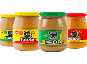 black cat peanut butter