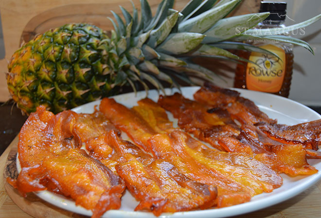 Honey-Pineapple Glazed Bacon Rashers