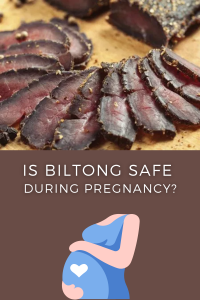 pregnant eating biltong