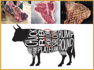 meet the cow - guide to cuts - t bone