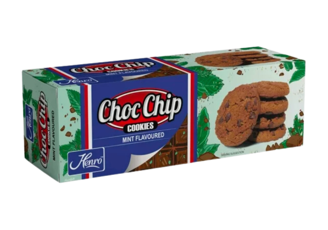 Henro Choc Chip Mint Cookies